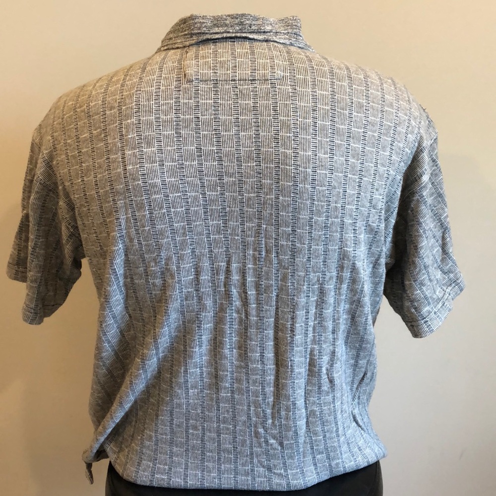 Vintage Ysl Pour Homme Gray Shirt Sz M - image 2